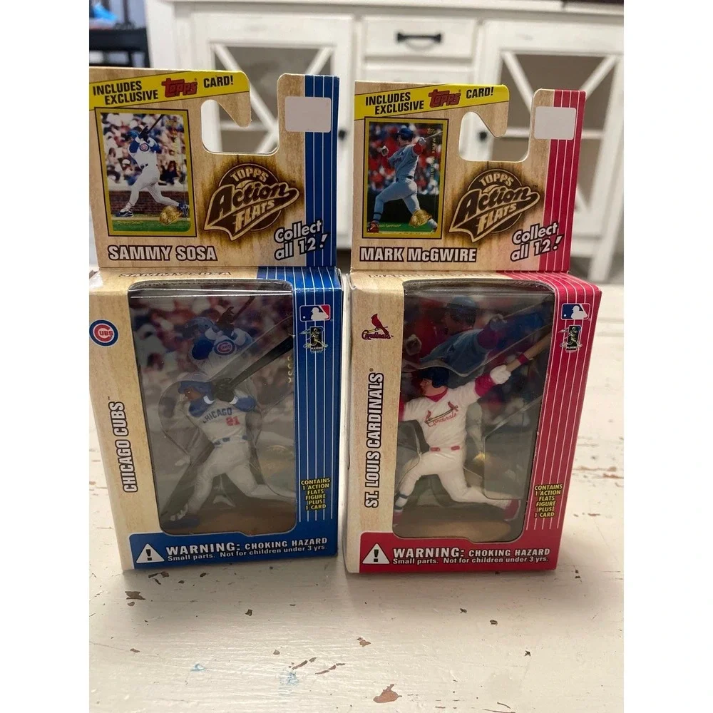 Sammy Sosa 1999 Topps Chicago Cubs Action Flats Baseball Card/Figure Vintage Ma